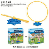 1pc/2-in-1 Kids' Rotating Water Sprinkler Toy, Summer Water Play for Children, Garden Fun, Parent-Child Interaction, Durable ABS Material, Ideal for Ages 3+, Keeps Gardens/Lawns Wet – Creative Gift for Halloween, Christmas, Easter,